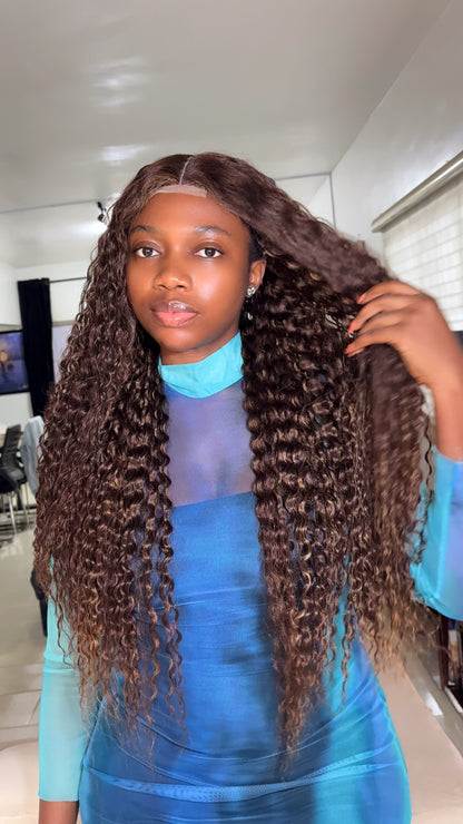 Wig Bee Human Hair Blend  | Closure