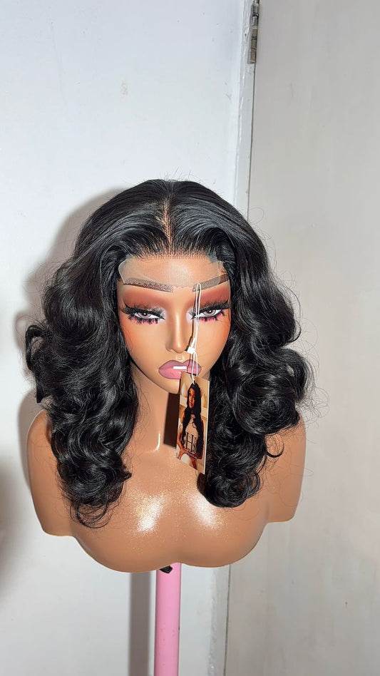 Wig Tito Human Hair Blend  | Closure